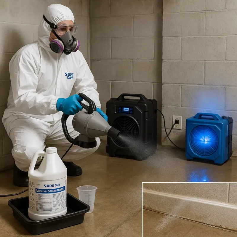 Sanitization and Odor Removal process in Clinton, TN