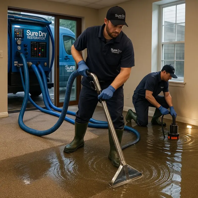 Water Extraction and Removal process in Clinton, TN